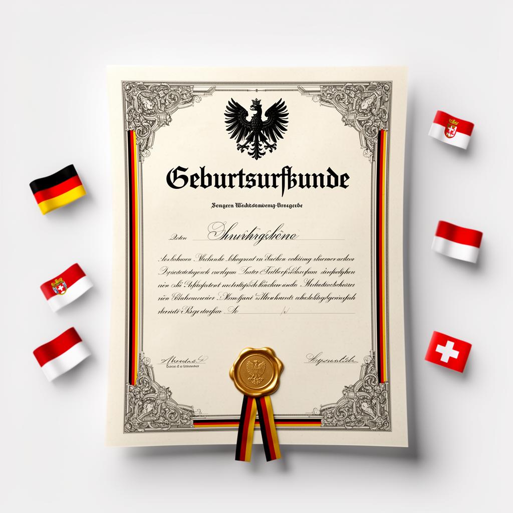 German certified translation with signed Certificate of Translation Accuracy